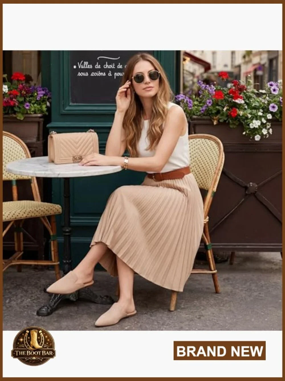 Pointed Toe Mules Slip On Flats Faux Suede Rubber Sole Comfortable Casual Work - Picture 2 of 7